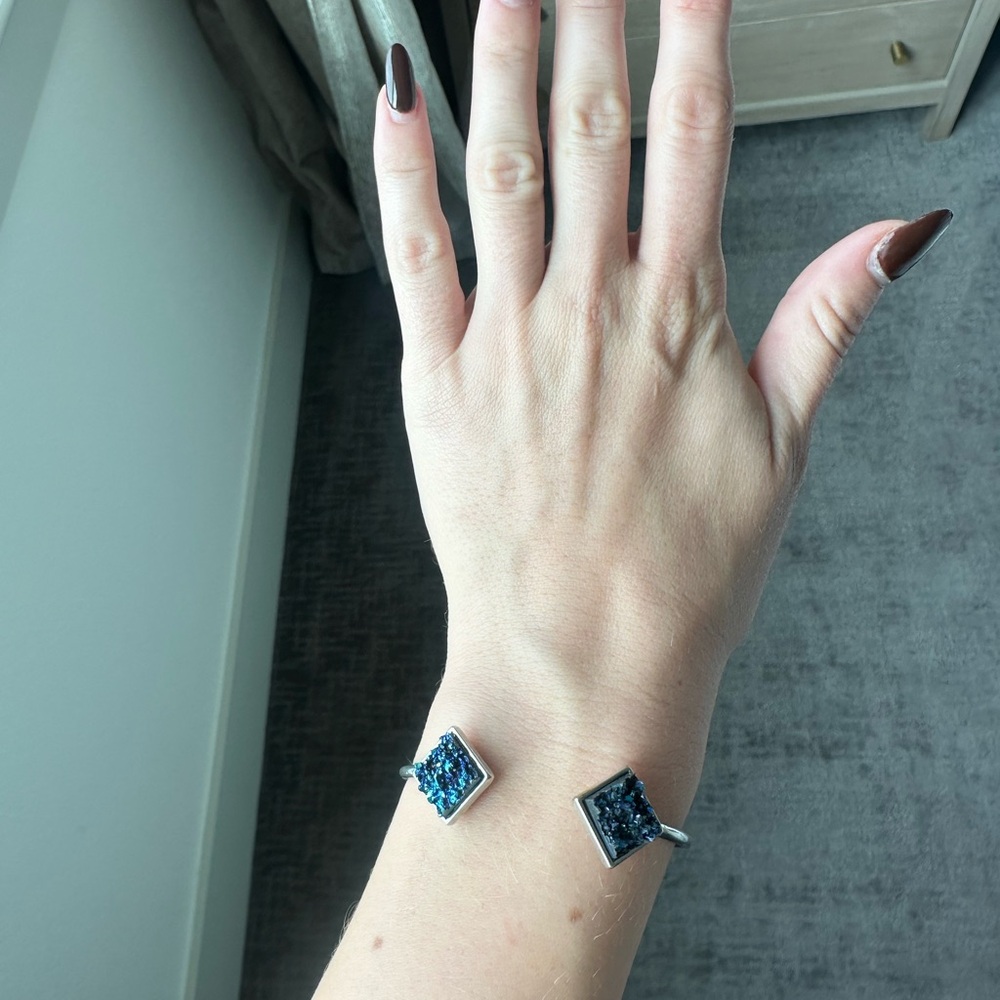 Kendra Scott Blue and Silver Bracelet